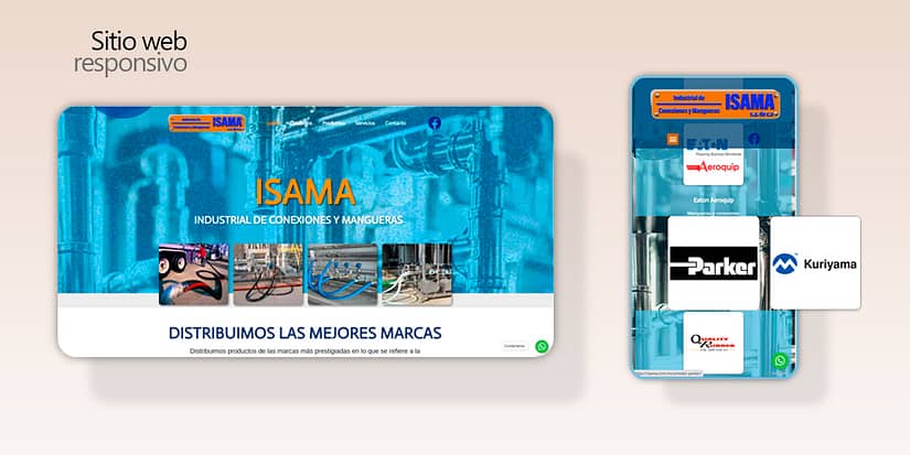 Isama Industrial página web