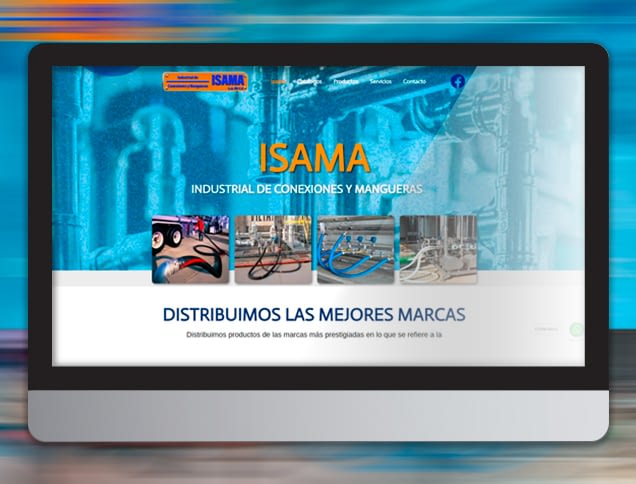 isama industrial Grafi-k diseño web